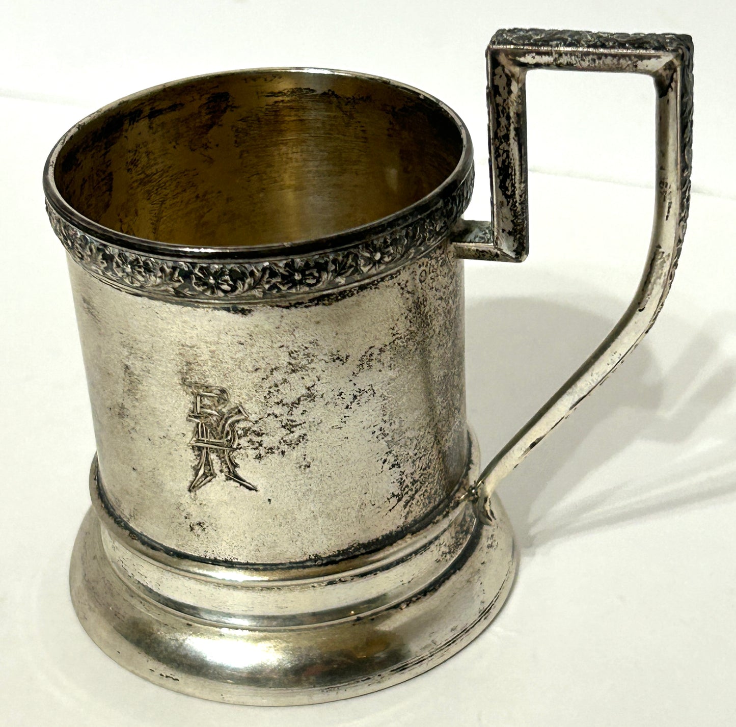 RUSSIAN SILVER ANTIQUE TEA HOLDERS