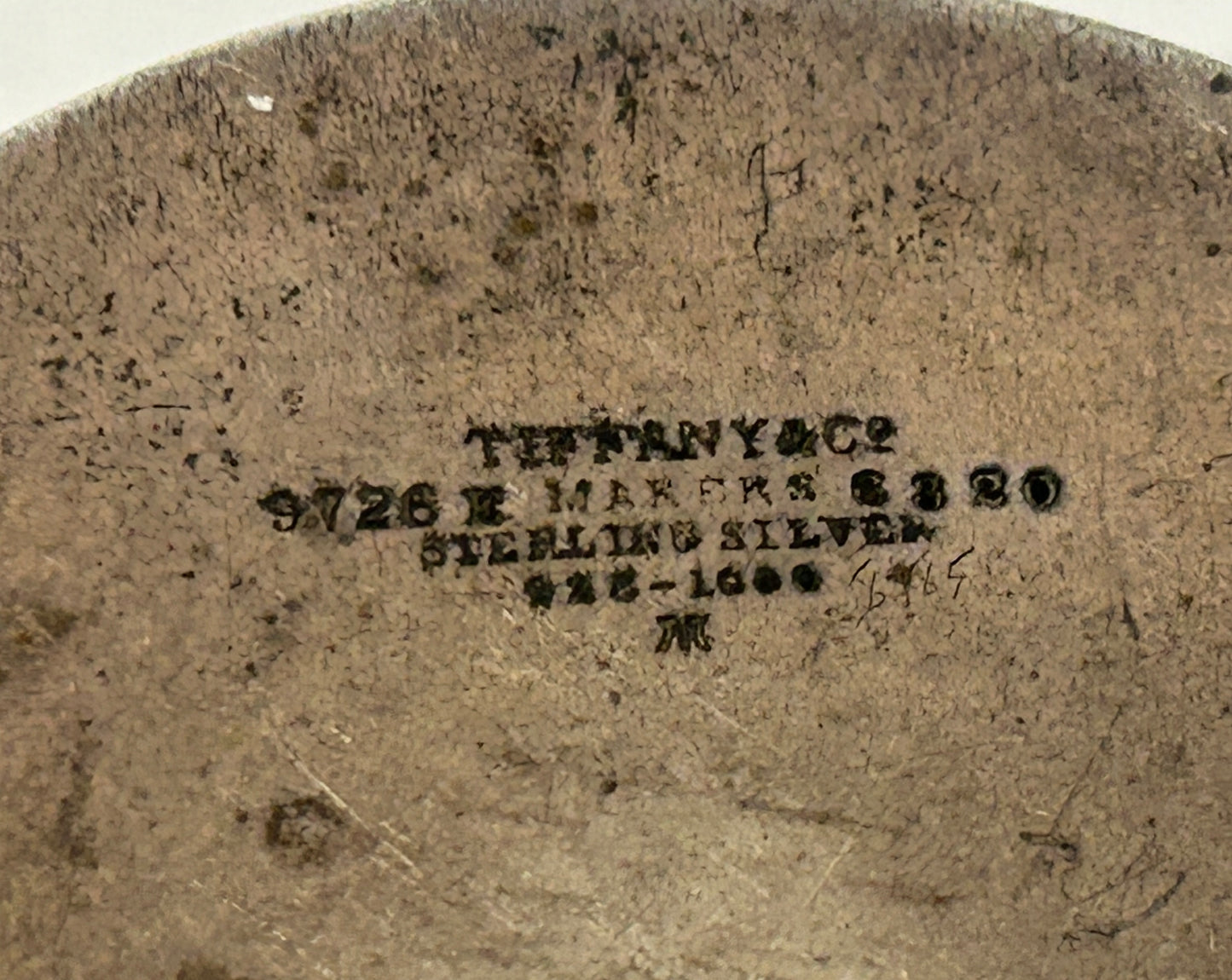 TIFFANY STERLING ROUND BOX