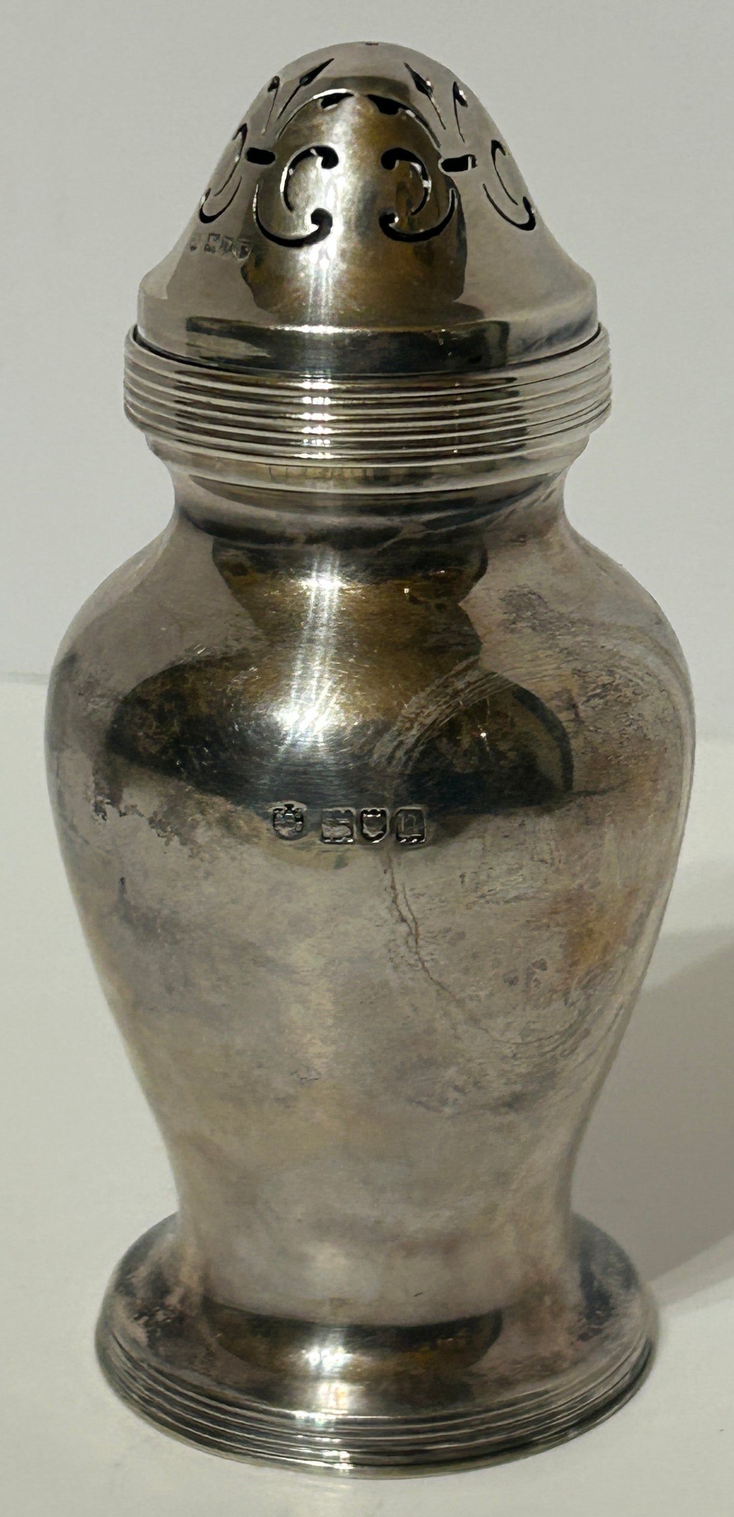 ANTIQUE STERLING SUGAR CASTOR BY EDWARD BARNARD & SONS