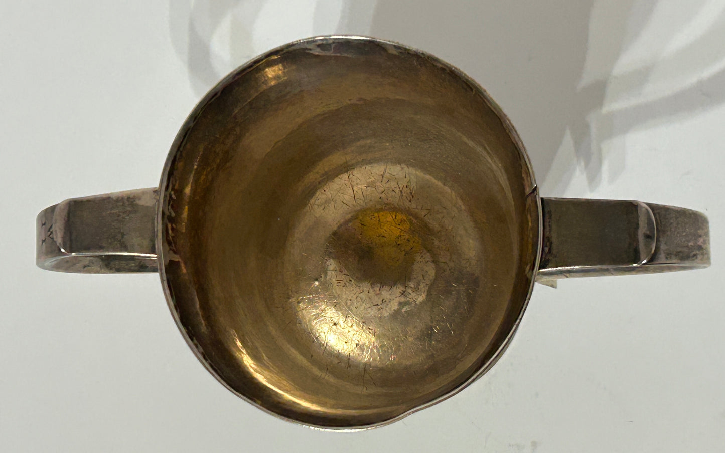 ANTIQUE STERLING SILVER LOVING CUP BY IMPORTANT LONDON MAKER FULLER WHITE DATED 1748