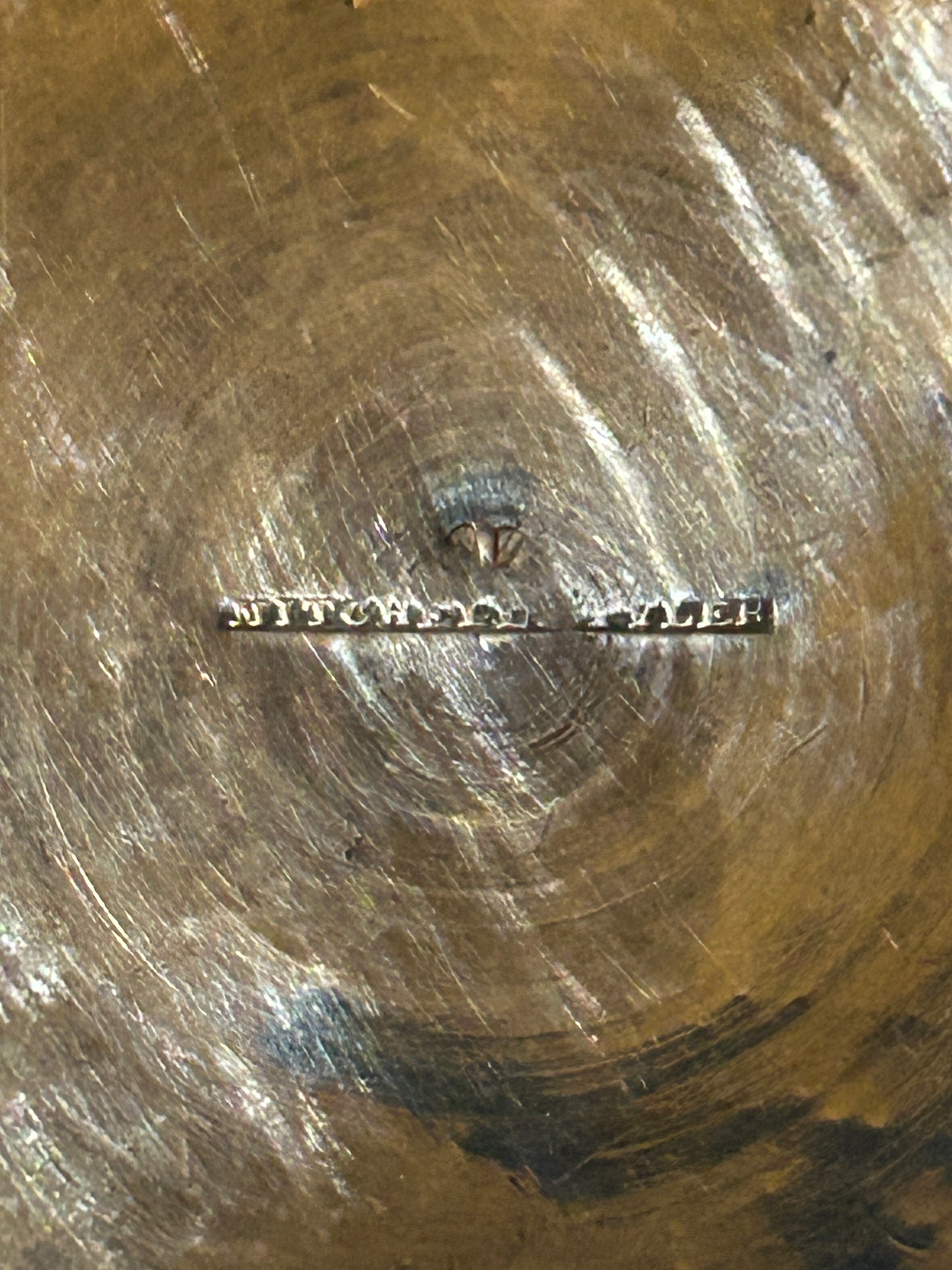 ANTIQUE VIRGINIA COIN SILVER MUG BY MITCHELL & TYLER