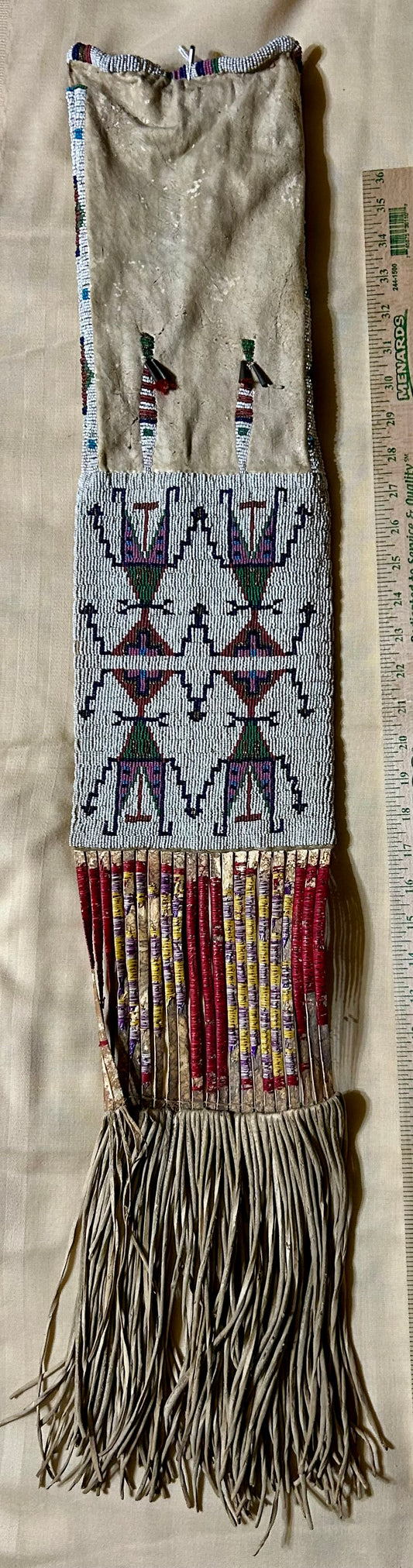 NATIVE AMERICAN SIOUX PIPE BAG LATE 1800'S