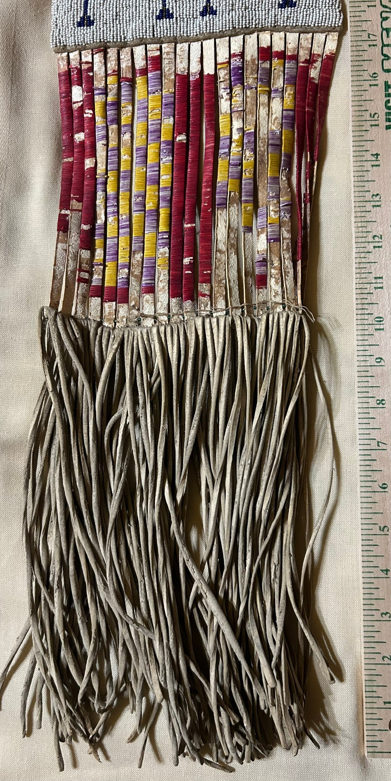 NATIVE AMERICAN SIOUX PIPE BAG LATE 1800'S