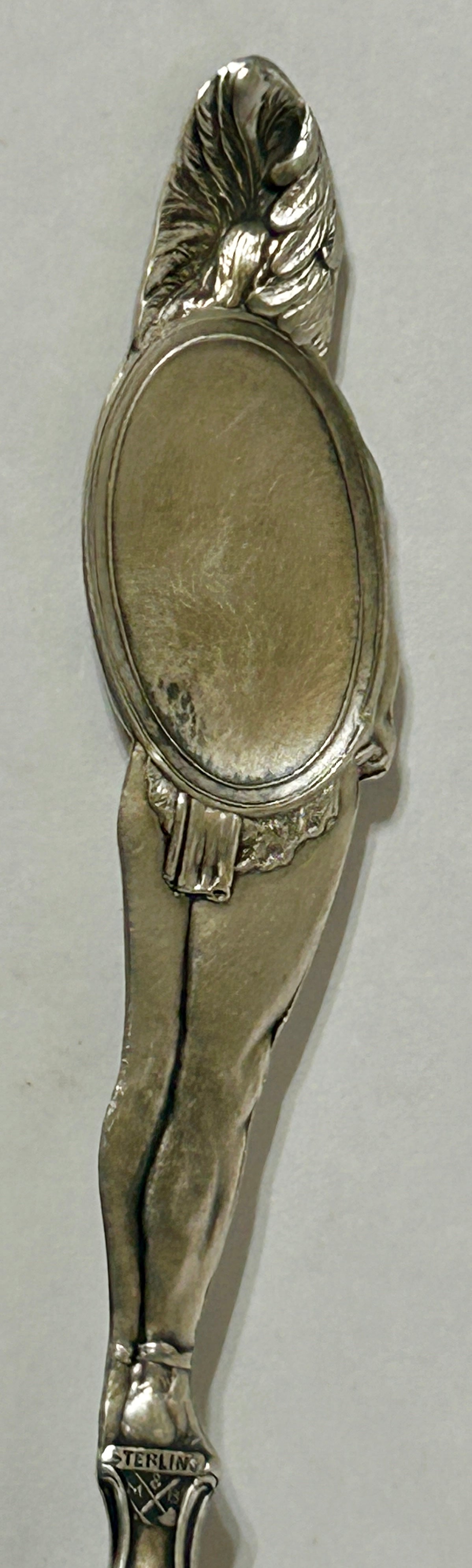 STERLING SILVER NATIVE AMERICAN FIGURAL SPOON