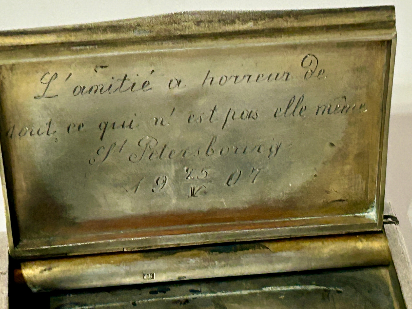 RUSSIAN SILVER 1907 CIGARETTE CASE