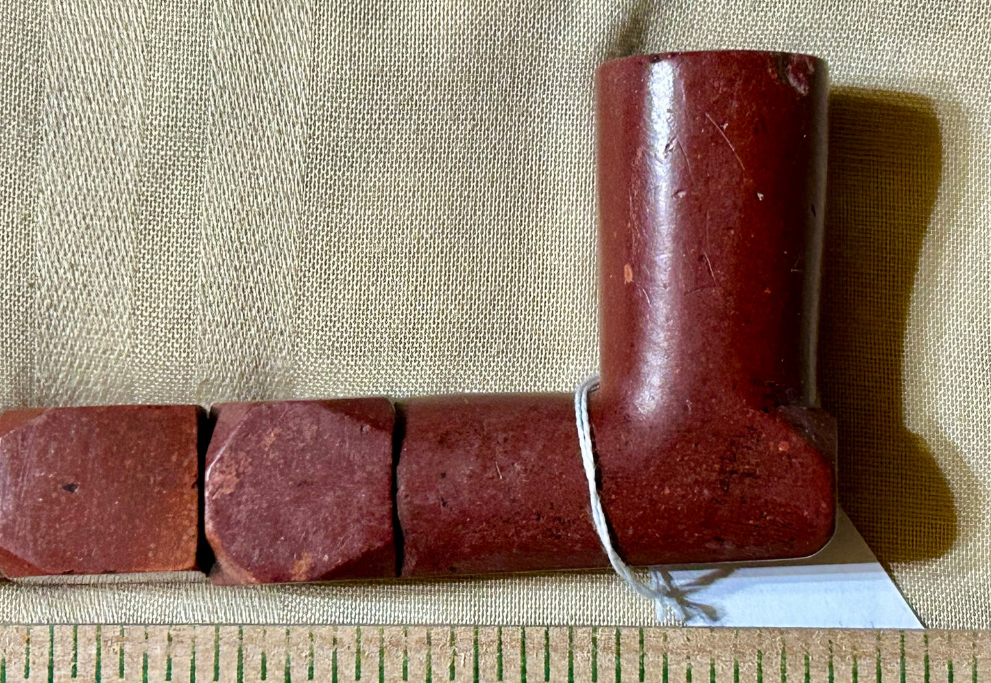 NATIVE AMERICAN SIOUX EARLY 1900'S CATLINITE PIPE