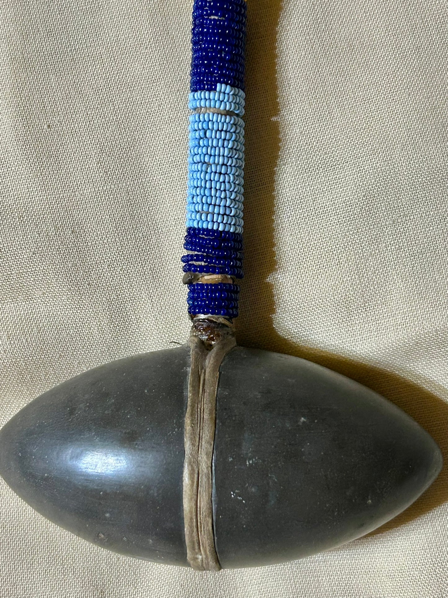 NATIVE AMERICAN PLAINS BEADED CEREMONIAL CLUB