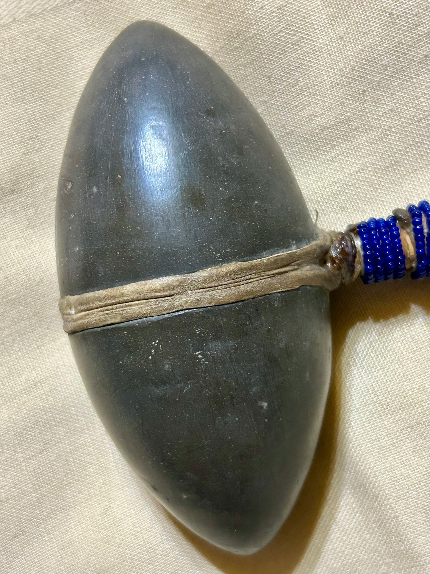 NATIVE AMERICAN PLAINS BEADED CEREMONIAL CLUB
