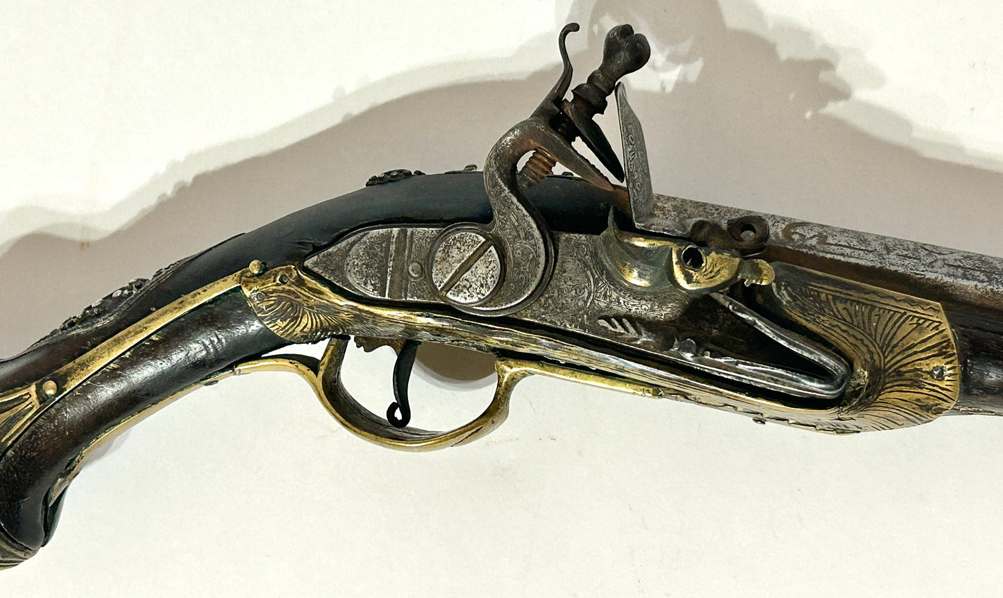 OTTOMON EMPIRE FLINTLOCK ANTIQUE PISTOL