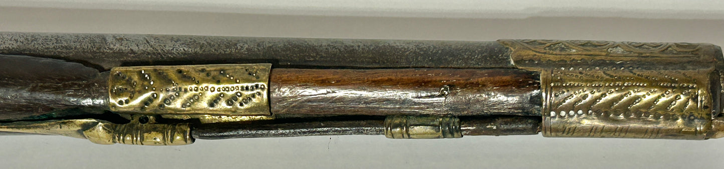 OTTOMON EMPIRE FLINTLOCK ANTIQUE PISTOL
