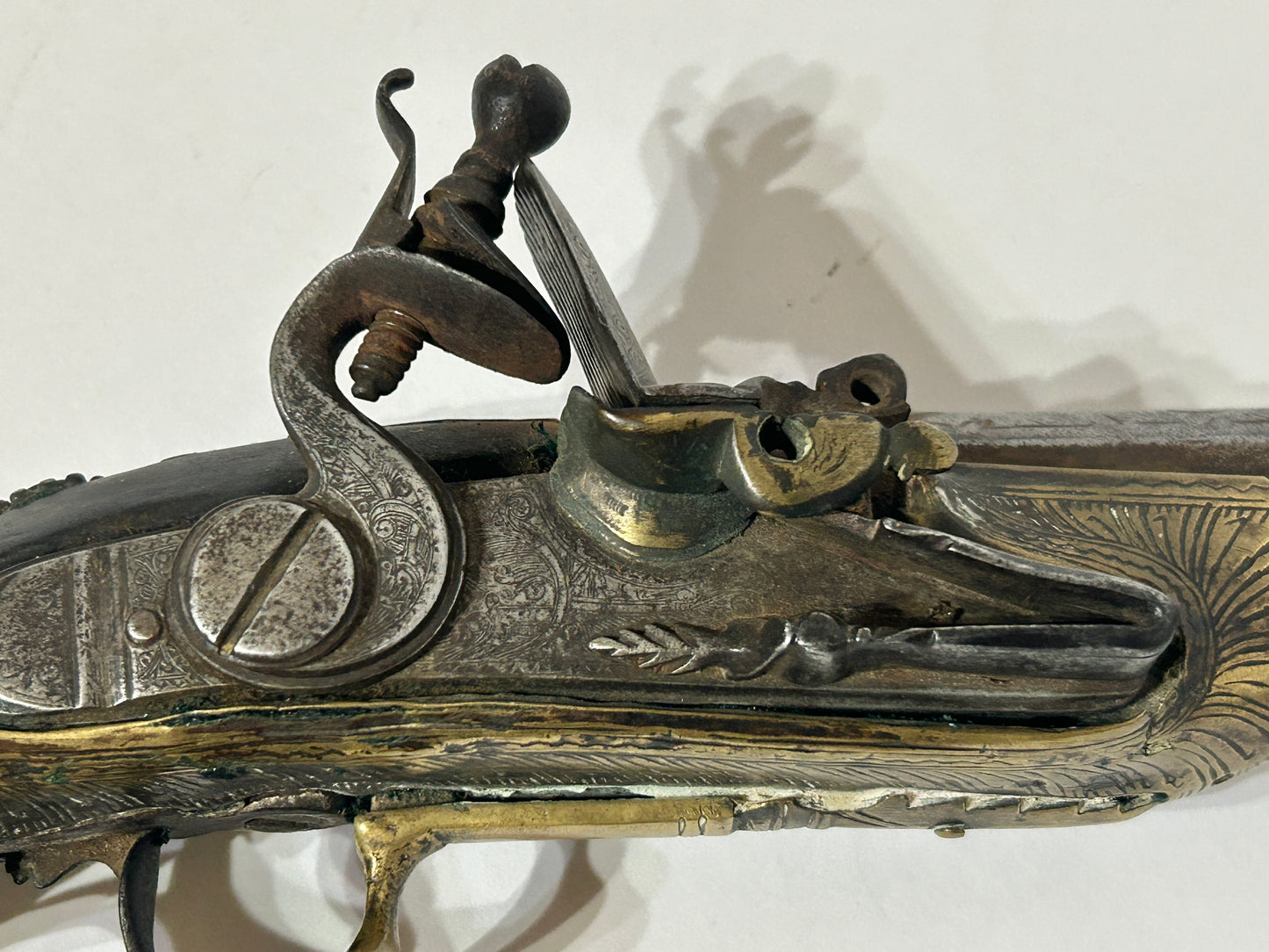OTTOMON EMPIRE FLINTLOCK ANTIQUE PISTOL