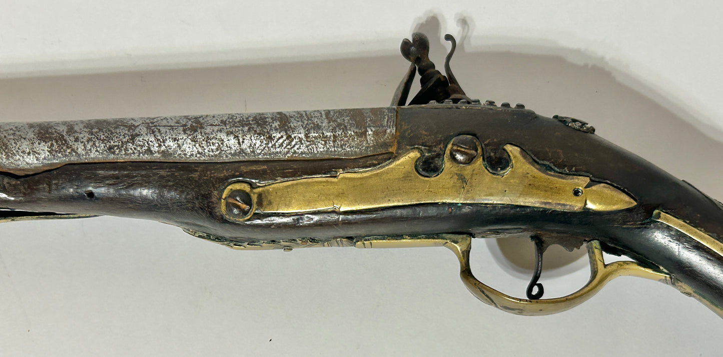 OTTOMON EMPIRE FLINTLOCK ANTIQUE PISTOL