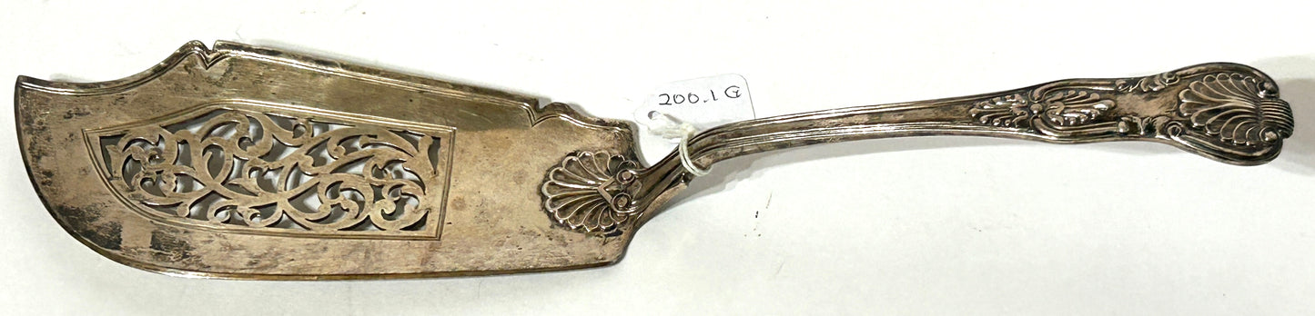 SILVER FISH SERVER 1800'S LONDON MAKER