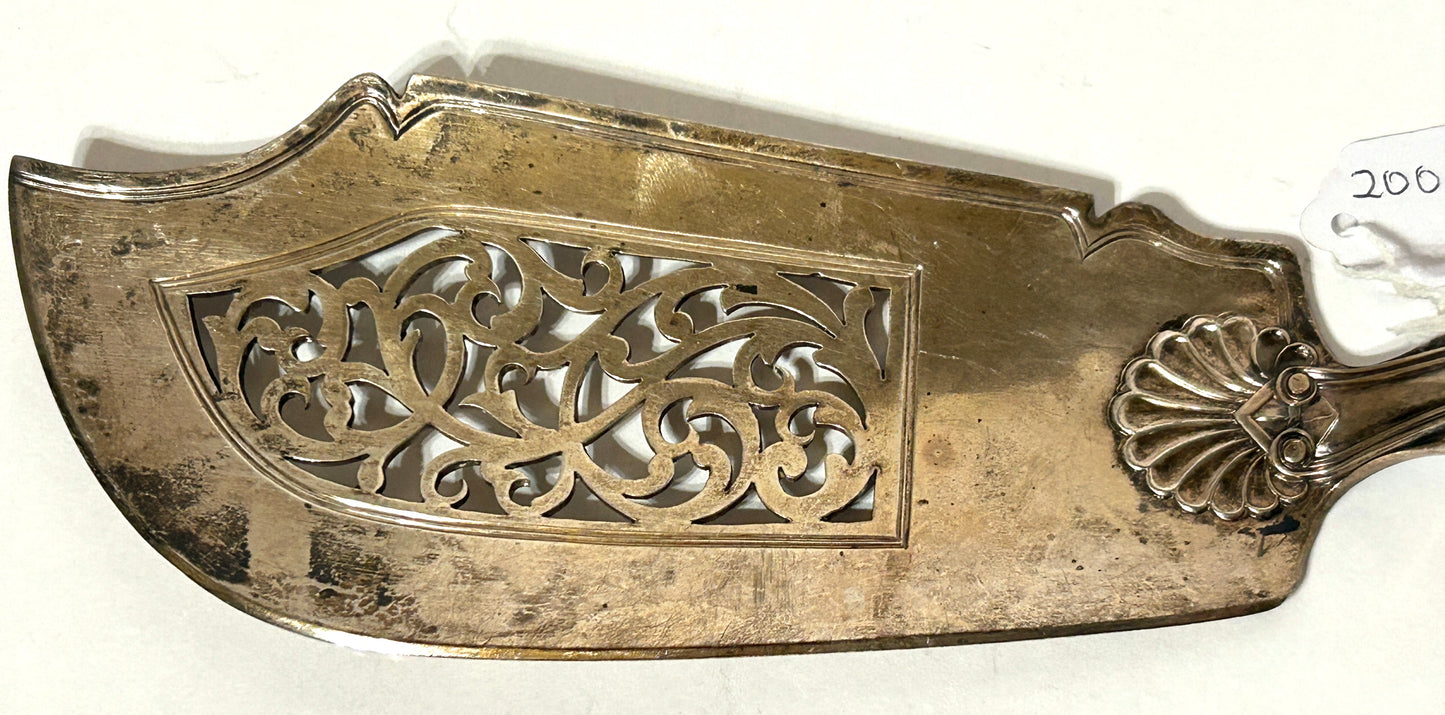 SILVER FISH SERVER 1800'S LONDON MAKER