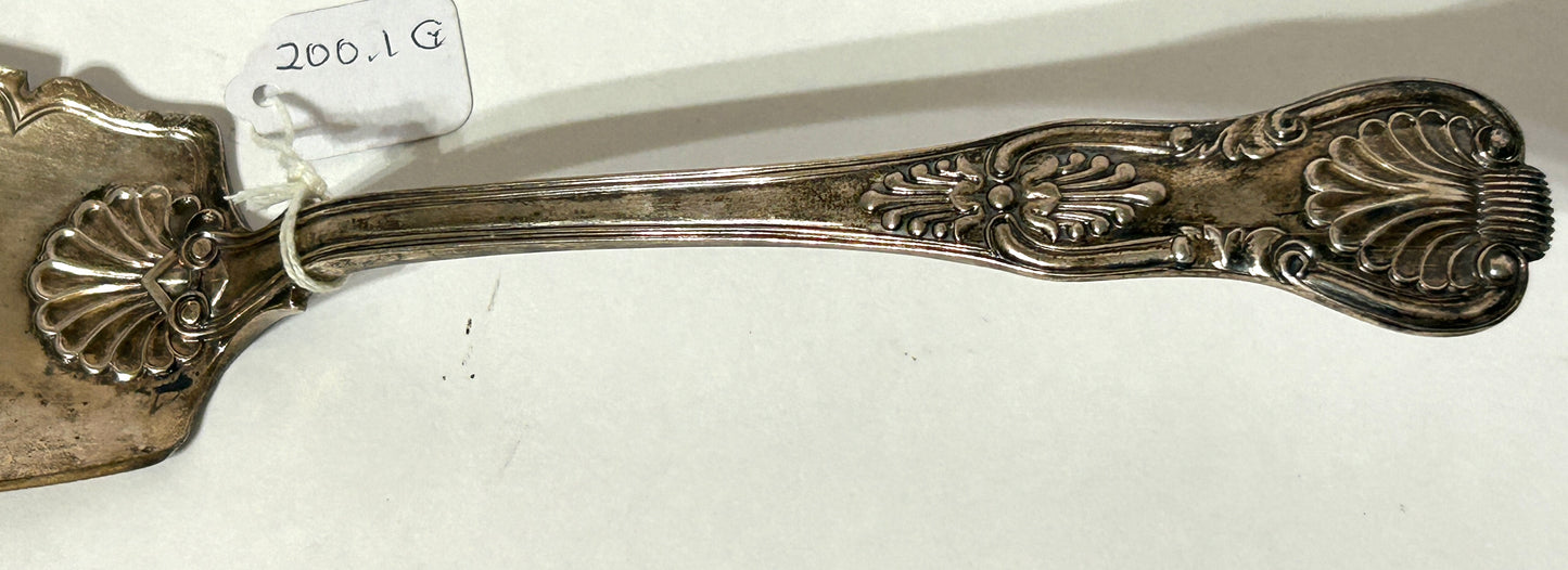 SILVER FISH SERVER 1800'S LONDON MAKER