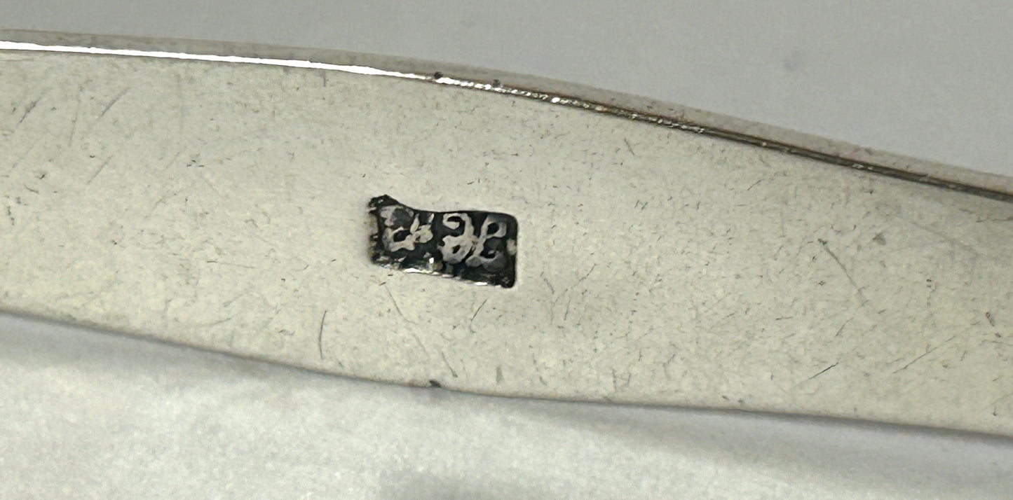 HESTER BATEMAN CIRCA 1780 SILVER SUGAR TONGS