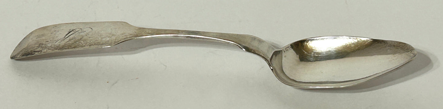 ANTIQUE SILVER SPOONS BY 1800'S VIRGINIA MAKER