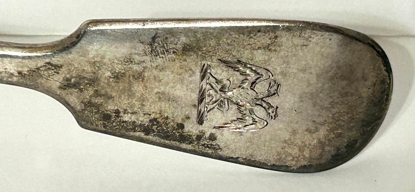 ANTIQUE ENGLISH STERLING SILVER FISH SERVER