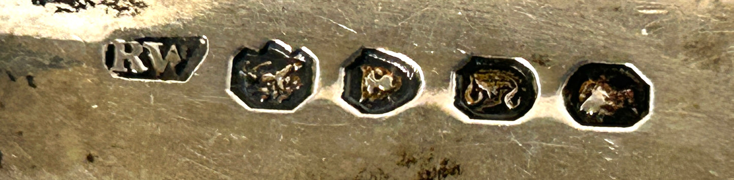 ANTIQUE ENGLISH STERLING SILVER FISH SERVER