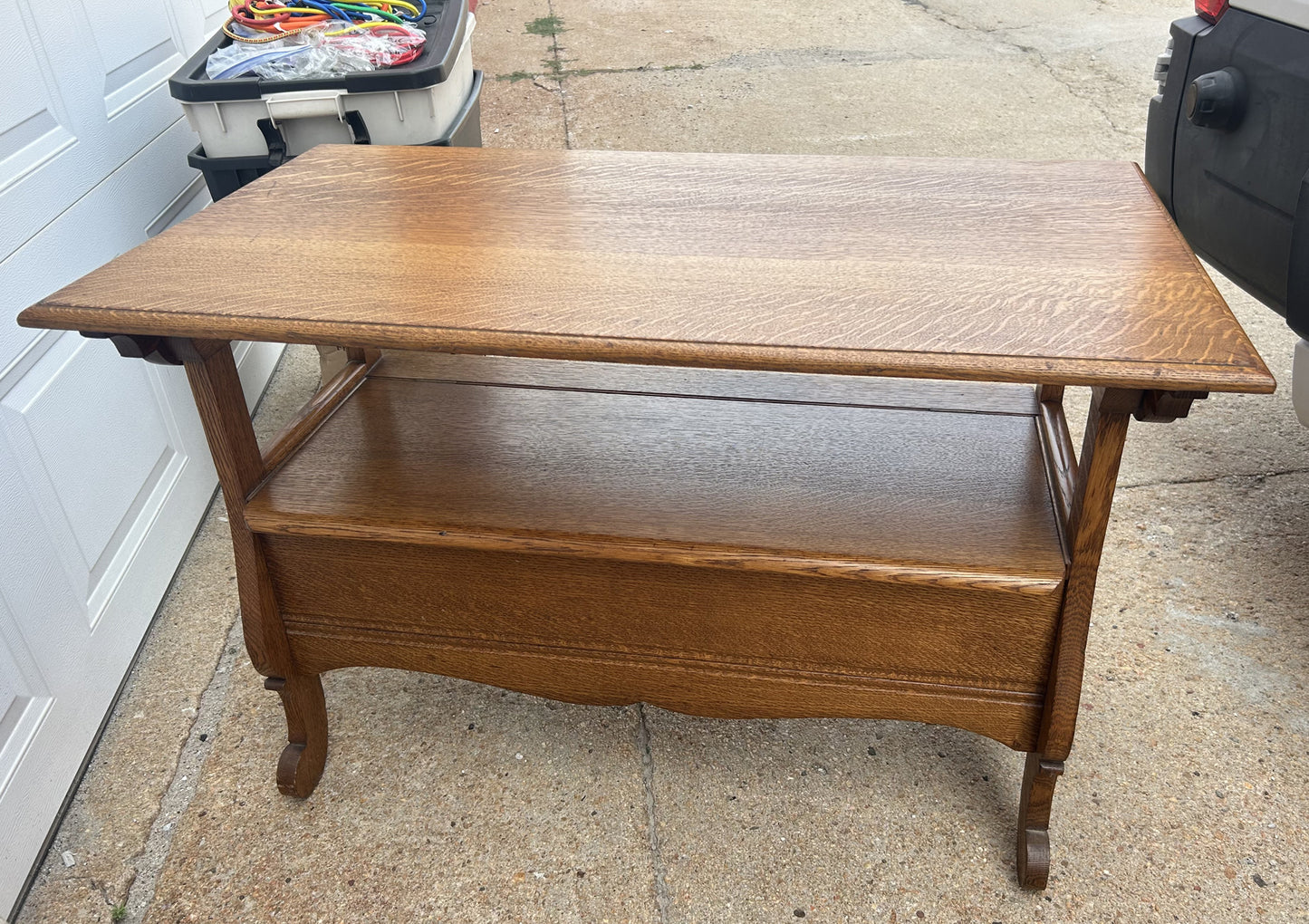 Furniture Oak Bench Table